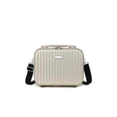 Imagem de Frasqueira Necessaire De Viagem Bordo Maleta De Mão  - ACO, Dourado