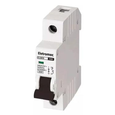 Imagem de Disjuntor din unipolar monopolar eaton eletromec 1p 63a elmd-1c63