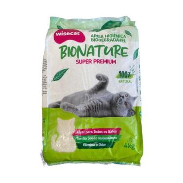 Imagem de Areia Higiênica Para Gatos Biodegradável Wisecat 4kg