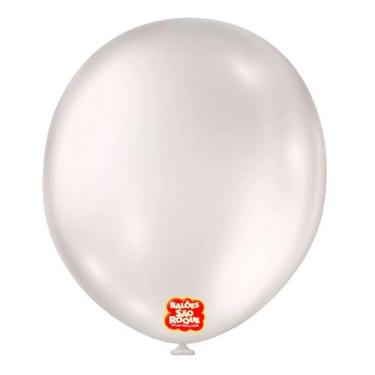 Imagem de Balão Profissional Premium Uniq Perolado 16" 40cm - Branco Perola - 10