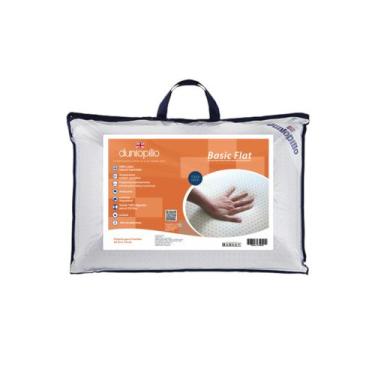 Imagem de Travesseiro Baixo Basic Flat - Alta Durabilidade - Dunlopillo, Basic F