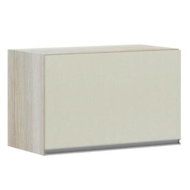 Imagem de Armário Basculante 60cm 1 Porta Lis Legno Crema C/Kashmir - LUCIANE MÓ