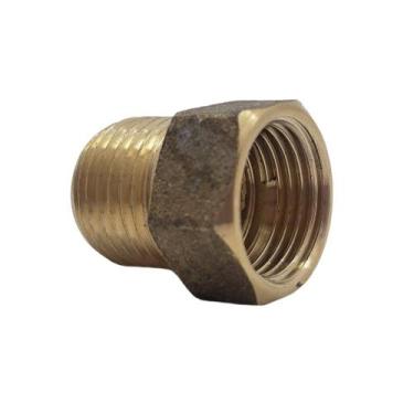 Imagem de Prolongador Aumento 1/2 Extensor Curto Latão Amarelo - Metais Rei, Ama