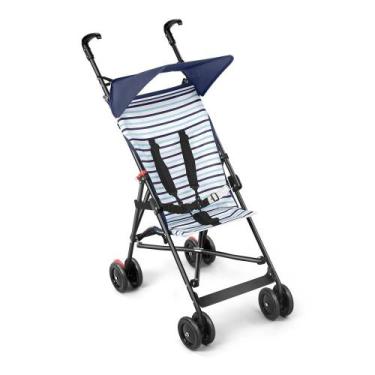 Imagem de Carrinho de Bebê Passeio Guarda Chuva Navy Azul - Multikids 