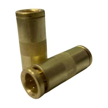 Imagem de Par Engate Rápido União Metal 8mm Emenda De Mangueira - STORE AUTO