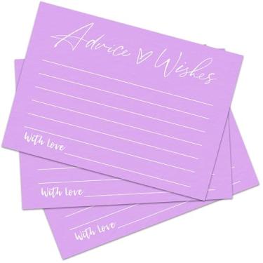 Imagem de 30 cartões de conselhos e desejos, cartões de conselhos de casamento minimalistas, cartão de conselhos de 10 x 15 cm, ideias para lista de presentes de casamento, cartões de conselhos para chá de