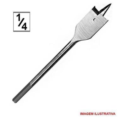Imagem de Broca de Aço Chata para Madeira 1/4'' - Fertak