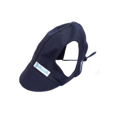Imagem de Boné Esportivo para Cachorro e Gato Pet - Bichinho Chic, Azul, P