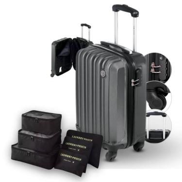 Imagem de Mala Pequena Com Cadeado E Garantia Vitalícia Sestini + Kit