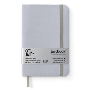 Imagem de Caderneta Sem pauta taccbook Cinza 9x14 Flex