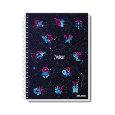 Imagem de Caderno Pauta Branca pequeno UAU espiral 96 folhas