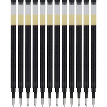 Imagem de PILOT Recargas de tinta gel para canetas esferográficas, ponta fina, 0,7 mm, tinta preta, pacote com 12