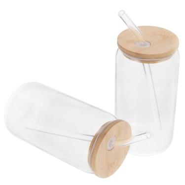 Imagem de 2 Conjuntos Copinho De Vidro Canecas De Bebida Com Xícaras De Café Canecas De Lata Copos De Uísque Copos De Chá Gelado Bebendo Escritório Xícara De Café Taça De Champanhe Madeira