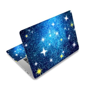 Imagem de Adesivo de laptop, 12 13 14 15 15 15,6 polegadas Netbook Laptop Skin adesivo reutilizável capa protetora capa para Toshiba Hp Samsung Dell Apple Acer Leonovo Sony Asus Laptop Notebook (céu estrelado)