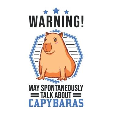 Imagem de Capybara Notizbuch: May spontaneously talk about Capybaras / 6x9 Zoll / 120 linierte Seiten