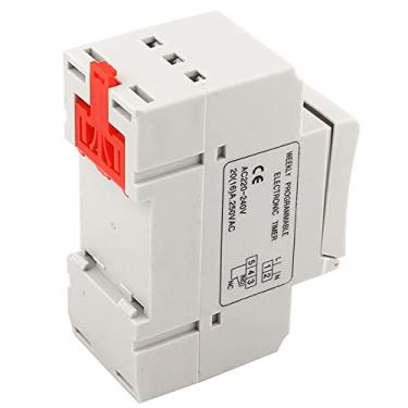Imagem de THC15A 220-240VAC 20A Interruptor Temporizador Em Trilho DIN, Interruptor Digital Programável Com Programas de Repetição para Iluminação Pública, Luz Neon, Aquecedor de água, Ar