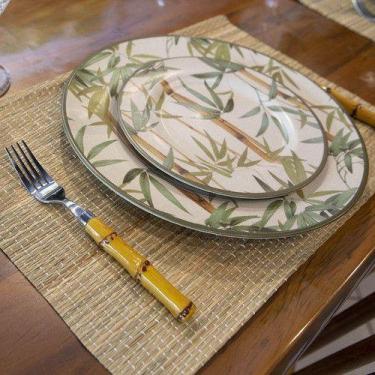 Imagem de Jogo Americano 6 Lugares Em Junco 30cmx40cm - Decore Fácil Shop