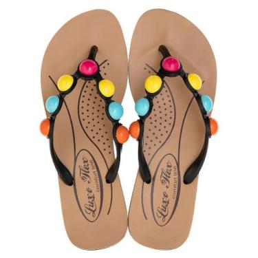 Imagem de Chinelo Feminino Confortavel Anatômico  Ortopédico Terapia dos Pés, Co