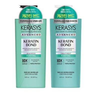 Imagem de Kerasys advanced keratin bond purifying kit (sh600+cd600)
