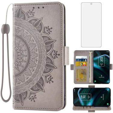 Imagem de Asuwish Capa de telefone para TCL Stylus 5G 2022 capa carteira protetora de tela de vidro temperado suporte de cartão de crédito bolsa flip alça de pulso suporte fólio celular acessórios TLC Stylo G5