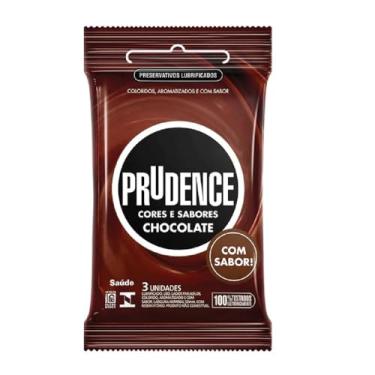 Imagem de Prudence Preservativo Cores E Sabores Chocolate 3 Unidades