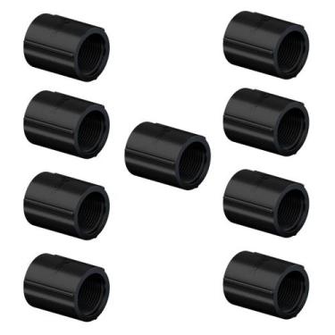 Imagem de 9 Luvas Para Eletroduto 3/4" Tigre Pvc Rosqueável