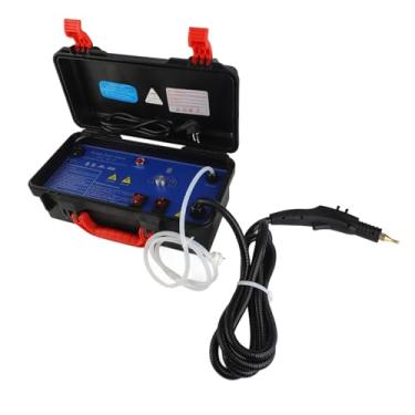 Imagem de Limpador de Pressurizado, Voz Broadcast Portátil Vaporizador Com Vários Pincéis 3 Engrenagens Ajuste o Limpador de de água Fria/quente Com Mini Lanterna para Cozinha (Plugue da