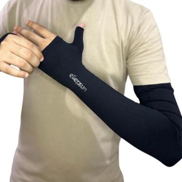 Imagem de Manguito Luva Dermatológica Com Proteção Solar Máxima Uv50+ - Ellepsun