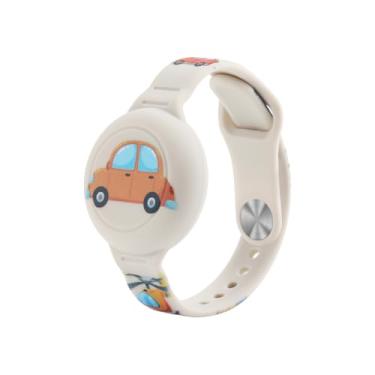 Imagem de Pulseira Infantil para AirTag à Prova D'Água – Segurança e Estilo com Ajuste Confortável! (Carro)
