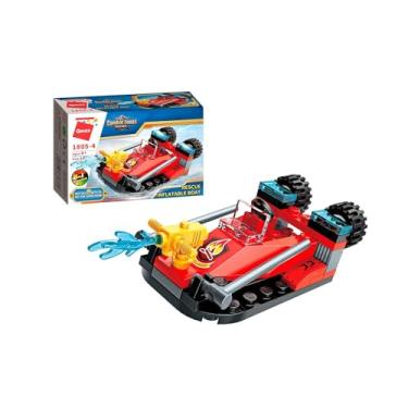 Imagem de Keepplay Bloco de Montar Bote de Bombeiro Combat Zones Super Bombeiro