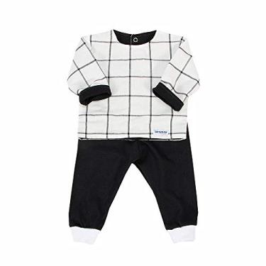 Imagem de Conjunto Pagão 3 Peças Estampado Boston Preto - Tamanho Único, Biramar Baby, Preto, pacote de 3