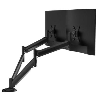 Imagem de Suporte Para Monitor Até 28 Duplo Com Regulagem Contínua De Altura Octoo Clipway-m2-base Preto