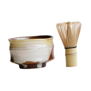 Imagem de Ｂｅｓｇａ Ceramic Matcha Bowl Tea Whisk Matcha Acessórios Cerimônia de chá de cerâmica feita para família Presente de preparação japonês