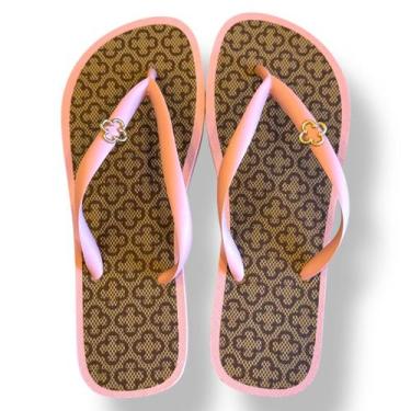 Imagem de Chinelo injetado monograma capodarte 4016738, 39/40, Rose