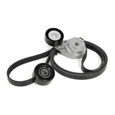 Imagem de Dilomber Kit de polia tensora de correia de transmissão 90K-38178A adequado para Chevy Colorado 04-12, GMC Canyon 04-12, Hummer H3 06-10, Hummer H3T 09-10, Isuzu i-280/290/350/370 06-08 Substituir #