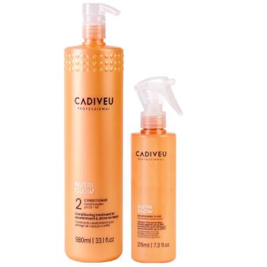Imagem de Kit Cadiveu Nutri Glow Cond. 980ml + Leave-in Nutritivo 215ml