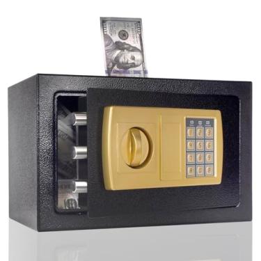Imagem de NETRCRHOM SAFECofre para adultos com senha, grande cofrinho de metal, pote de moedas para meninos e meninas para viagens de lua de mel, presentes de aniversário, fundos de faculdade, fundos de carro