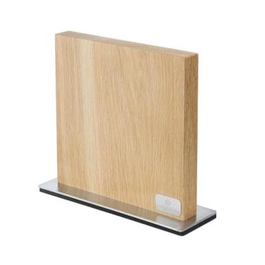 Imagem de Zassenhaus KP0000078084 Magnet-Messerblock-KP000078084 Bloco de facas magnético, aço inoxidável 18/8, marrom