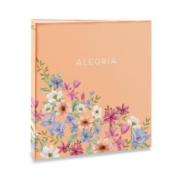 Imagem de Álbum de Fotos Floral 200 Fotos 10x15 Rebites Ical 326