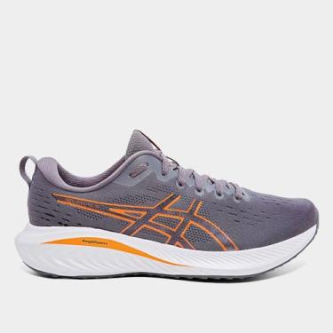 Imagem de Tênis Masculino Asics Gel-Excite 10, Cinza, Laranja, 44