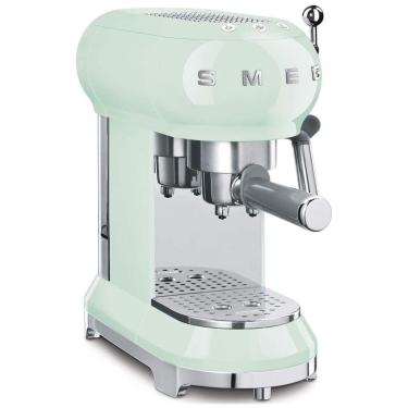 Imagem de Cafeteira Elétrica Programável Expresso Automática Retro em Aço Inoxidável, Pastel, claro, claro, 110v, SMEG ECF01PGUS, Verde claro