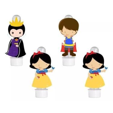 Imagem de 20 Tubetes 3d Personalizado Lembrancinha Branca de Neve Baby - Barbara