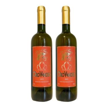 Imagem de Kit 2 Vinhos Leone Di Venezia Oro Vecchio Branco Brasil 750ml