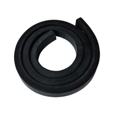 Imagem de Borracha Preta Esponjosa 19X12,5mm - 1 Metro - Isamaq Seladora