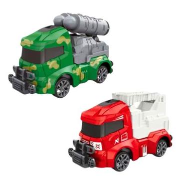 Imagem de 2 Kit Caminhão de fricção dty1001 - shopmanu, Sortidos