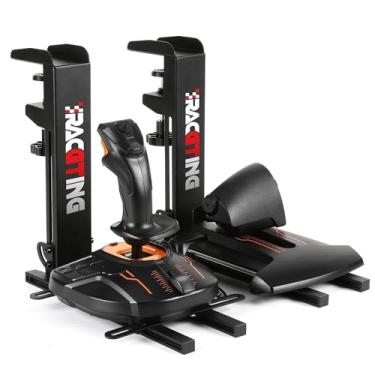 Imagem de Suporte para joystick HOTAS RACGTING para modelos Logitech X56, X52, X52 Pro e modelos Thrustmaster T Flight HOTAS, Thrustmaster T.16000M, Thrustmaster TCA, suporte para controlador de jogos de