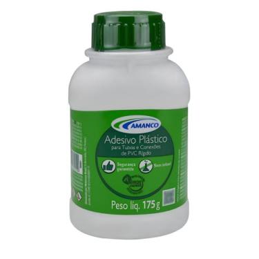 Imagem de Adesivo Plástico Tubos e Conexoes Pvc C/ Pincel 175g Amanco