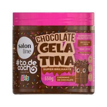 Imagem de Gelatina Capilar Salon Line Kids Tô de Cachos Chocolate - Super Brilha