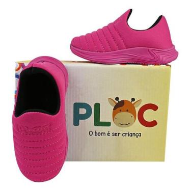 Imagem de Tênis Infantil Colors Menina - PLOC, Pink, 33 BR