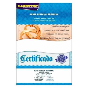 Imagem de PAPEL FOTO DIPLOMATA / LISO / OFFSET / BRANCO - 180g/m - A4 - 50 FOLHA